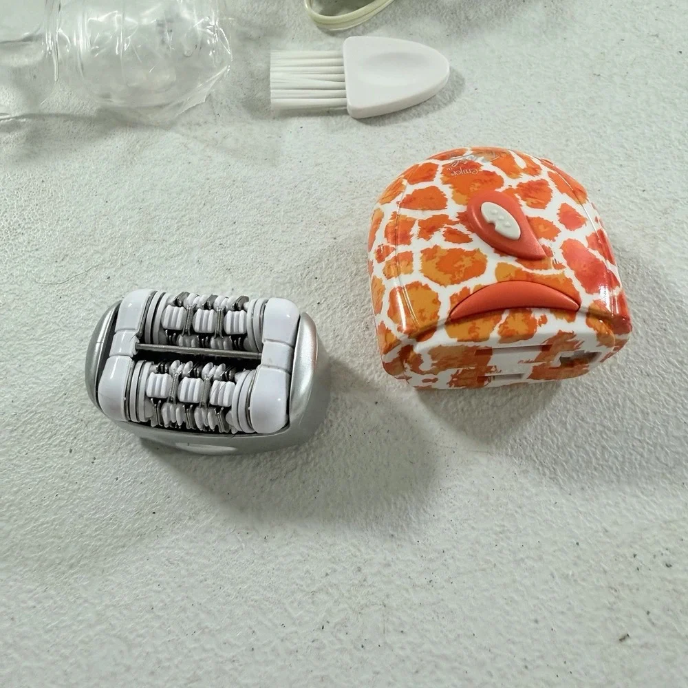 Emjoi Erase E60 Double Head Hair Remover‎ Trimmer Epilator Orange